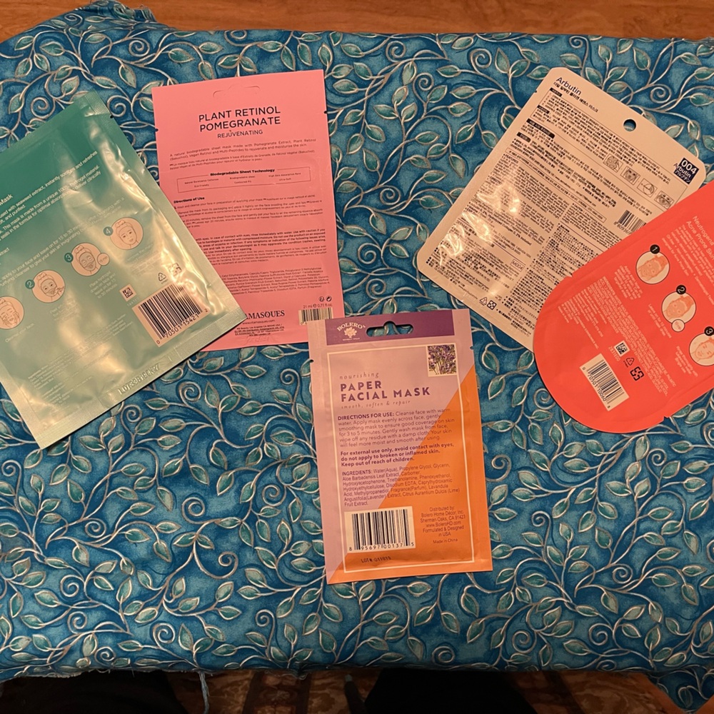Assorted Face Masks Set ALL NEW